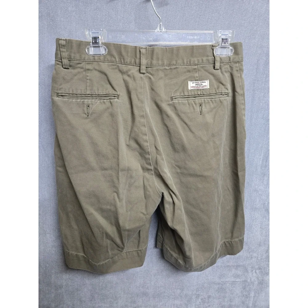 Polo Ralph Lauren Prospect Short Men 31 Khaki Vintage Classic Chino Cotton